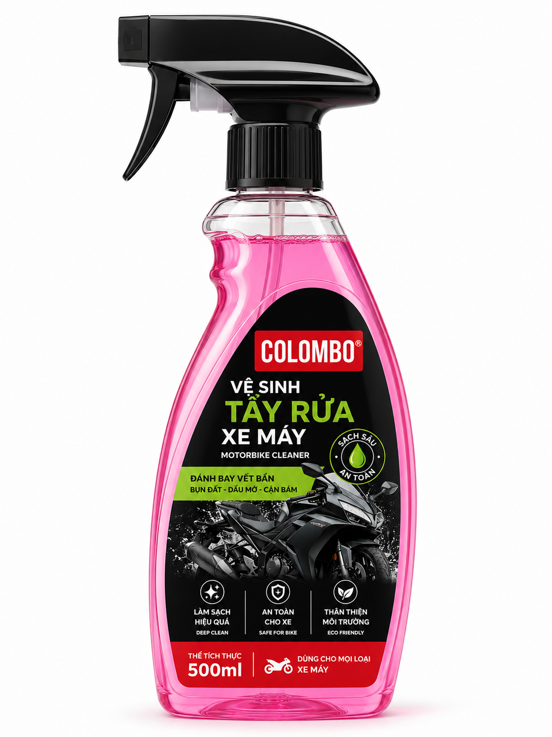 Vệ Sinh Tẩy Rửa Xe COLOMBO Motobike Cleaner