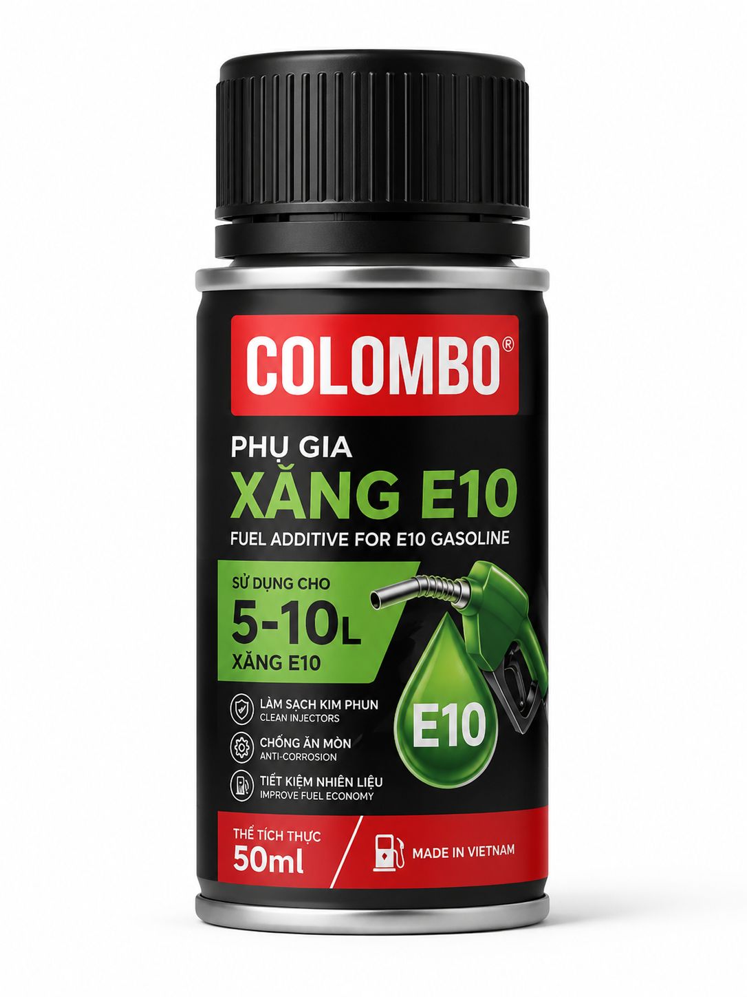 Phụ Gia Xăng COLOMBO E10 Additive